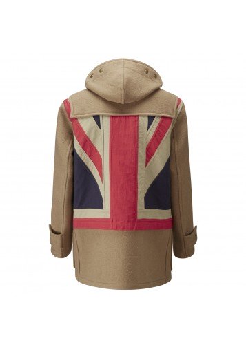 Pretty Green X Gloverall Union Jack Duffle Coat