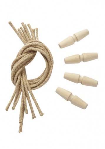 UNVARNISHED WOODEN TOGGLES