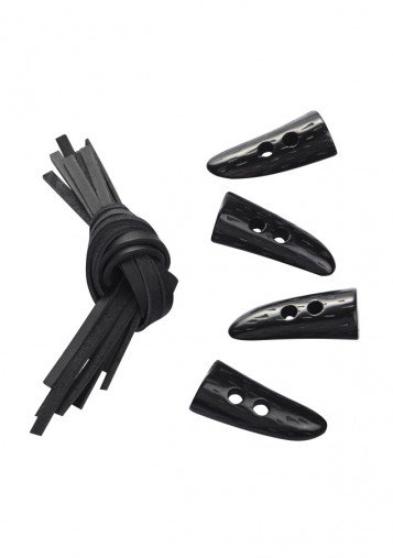 BLACK PLASTIC CHILDRENS TOGGLES
